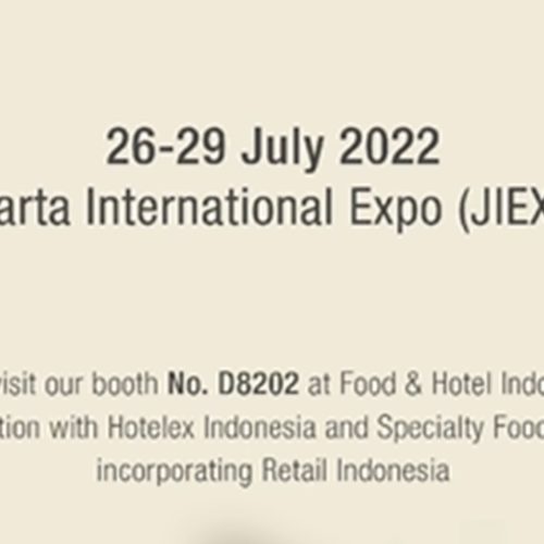 Come and Visit Us at Food & Hotel Indonesia 2022 Exhibition!